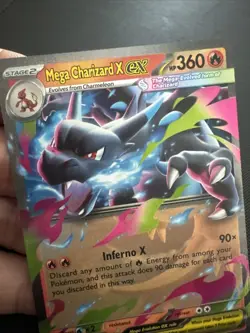 Pokemon TCG Mega Charizard x Ex 013/094 Ultra Rare NM Pack Fresh! - Image 2