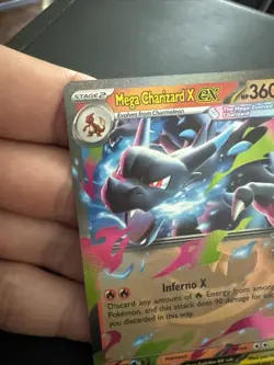 Pokemon TCG Mega Charizard x Ex 013/094 Ultra Rare NM Pack Fresh! - Image 3