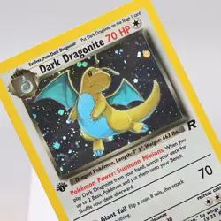 Pokemon TCG - Dark Dragonite 5/82 Team Rocket Holo Rare 1st Edition - NM - Image 1