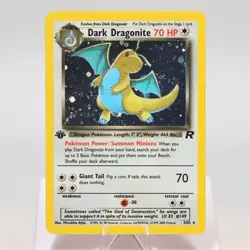Pokemon TCG - Dark Dragonite 5/82 Team Rocket Holo Rare 1st Edition - NM - Image 2