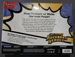 Pokemon Mega Evolution Ascened Heroes Mega Feraligatr Ex Box Sealed - Image 2