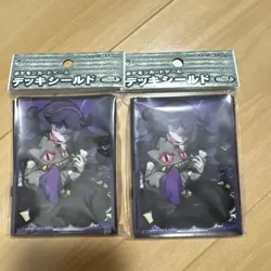 Pokemon Card Game Official Deck Shield Hex Maniac 32 Sleeves Set of 2 New Japan - Image 1