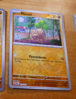 POKEMON FLAMMES OBSIDIENNES CARD REVERSE HOLO CARTE MANZAI 110/197 FR OBF MINT - Image 1