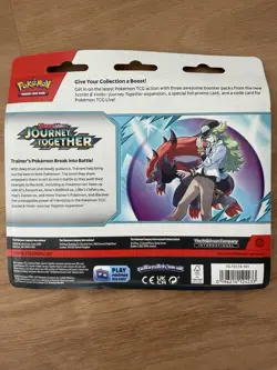 Pokemon TCG: Journey Together 3-Pack Blister | 3 Booster Packs + Promo Card - Image 2