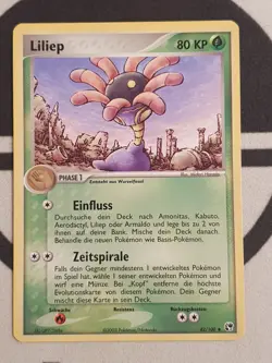 Liliep 42/100 Ex Sandsturm Set - Pokemon Karte Deutsch Pokemon TCG - Image 2