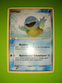 Schiggy Feuerrot und Blattgrun Near Mint Vintage Pokemon Karte 83/112 2004 NM DE - Image 1