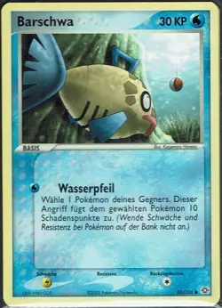 Pokemon Card Trading Card Game EX Emerald No. 50/106 Feebas - Image 1