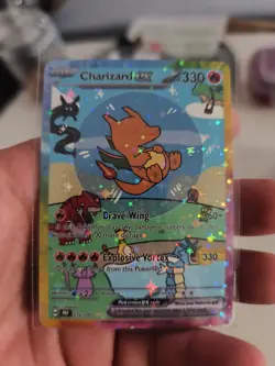 Pokemon CCG Bubble Glurak Ex Custom CCG Karte In Top Zustand Pokemon Custom Card - Image 1