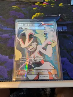 Pokemon TCG Korrina Trainer Card Full Art 111/111 Rare Holo - Image 1