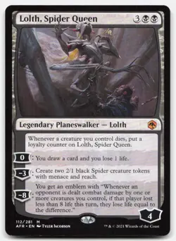 Lolth, Spider Queen 112/281 Mythic The List Reprints Magic: The Gathering NM - Image 1