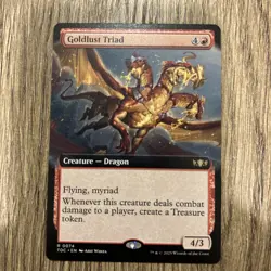 Goldlust Triad (Extended Art) Tarkir: Dragonstorm MTG Magic The Gathering - Image 1