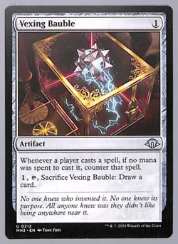 Vexing Bauble - 212 - Modern Horizons 3 (MH3) MTG - Image 1