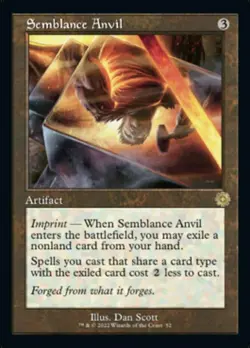 MTG Semblance Anvil - Foil - Retro Frame, NM-Mint, English The Brothers' War - R - Image 1