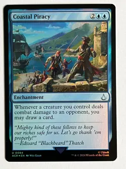 Coastal Piracy [Foil] ☆ ACR☆EN 0084 ☆ Assassin's Creed Commander ☆ MTG TCG - Image 1