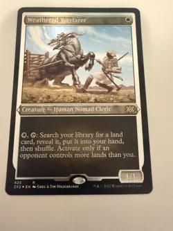 Weathered Wayfarer Foil Etched Double Masters 2022 Rare - Image 1