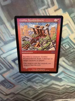 MTG Foil Goblin Bombardment FNM Promos - Please See All Photos For Condition - Image 3