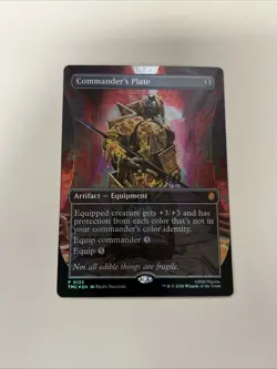 Commanders Plate Promo Card Magic the Gathering TMNT (FOIL) P 0135 NM - Image 1