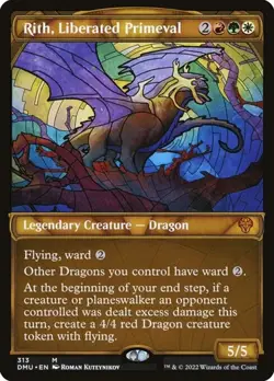 Rith, Liberated Primeval - Showcase Dominaria United LP MTG - Image 1