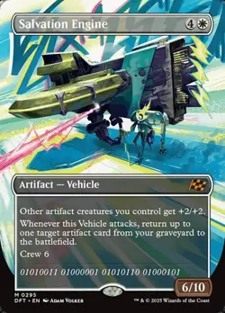 Salvation Engine - Extended Art DFT LP MTG - Image 1