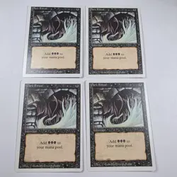 MTG Magic the Gathering - 4 x Dark Ritual (a playset!) - 3rd Revised Ed - LP/EX - Image 1