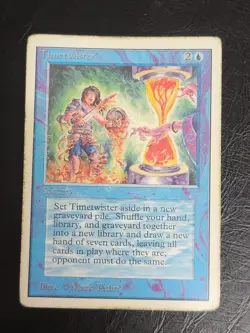 Magic The Gathering MTG TIMETWISTER Unlimited Edition HP Heavily Played Damage - Image 1