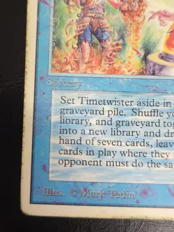 Magic The Gathering MTG TIMETWISTER Unlimited Edition HP Heavily Played Damage - Image 4