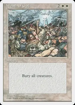 Wrath of God 4th Edition LP MTG - Image 1