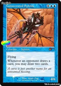 Consecrated Sphinx (Retro Frame) EN [MFP - 1] - LP [Foil] TCG MTG - Image 1