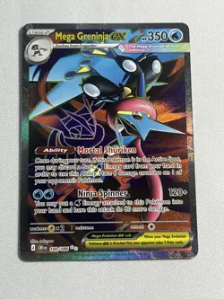 Pokemon MEGA GRENINJA EX 100/086 Chaos Rising Ultra Rare - Image 1