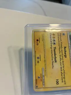 Pokemon TCG Pikachu HGSS03 HeartGold SoulSilver Black Star Promo Holo 2010 DMG - Image 4