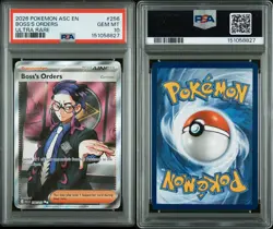 PSA 10 Boss’s Orders 256/217 Ultra Rare Pokemon Ascended Heroes GEM MT 10 lowpop - Image 3