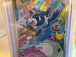 Pokemon TCG Popplio Holo 30th Anniversary Promo Card 45 - Image 3
