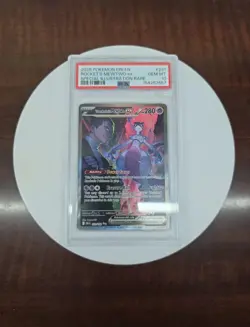 2025 Pokemon Destined Rivals DRI EN #231 Rocket's Mewtwo ex PSA 10 GEM MINT - Image 1