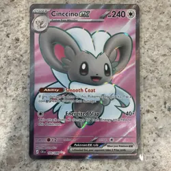 Cinccino Full Art 105/086 Chaos Rising Pokemon TCG Ultra Rare NM - Image 1