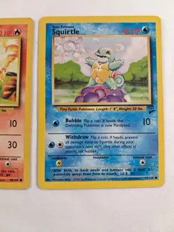 Pokemon Base Set Starters - Bulbasaur Charmander Squirtle - Exact Cards! - Image 4