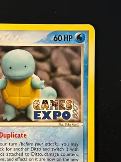 🔥GAMES EXPO (Ditto- Squirtle) Ex Delta Species 64/113-Rare Pokemon Promo NM+ - Image 4
