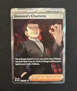 Giovanni’s Charisma UR #197/165 Pokemon S&V 151 English - Image 1