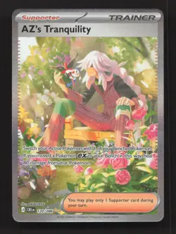 AZ's Tranquility 120/086 Special Illustration Rare ME04: Chaos Rising Pokemon NM - Image 1