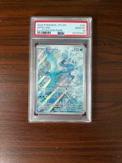 2025 POKEMON JTG EN-JOURNEY TOGETHER ILLUSTRATION RARE #161 ARTICUNO PSA 10 - Image 1