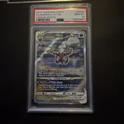 DARKRAI VSTAR 2023 POKEMON CROWN ZENITH FULL ART #GG50 PSA 10 - Image 1