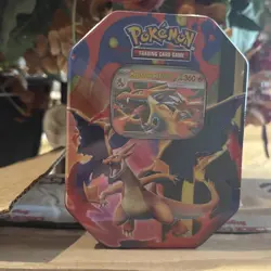 Pokemon TCG: Mega Charizard Y EX Tin - Brand New Sealed - Image 1