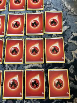 Lot Of 18 Fire Energy (Cinderace Stamped) Battle Academy 2022 Pokemon Cards - Image 3