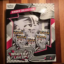 Sealed * New * Pokemon TCG White Flare Binder Collection Box - Image 1