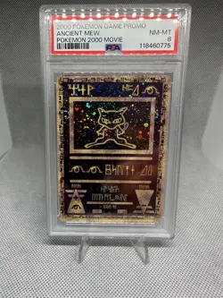 4 🌀 (SWIRLS) Pokemon Ancient Mew 2000 Movie Promo New PSA 8 - Image 1