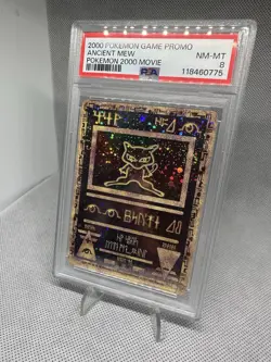 4 🌀 (SWIRLS) Pokemon Ancient Mew 2000 Movie Promo New PSA 8 - Image 3