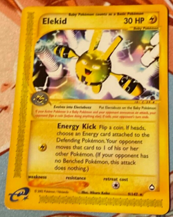 Pokemon - Elekid - 9/147 - Aquapolis Excellent Condition Regular Fast Shipping - Image 1