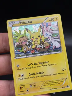 Pokemon Pikachu TCG XY Black Star Promos Holo Card XY95 HP GB3 - Image 2