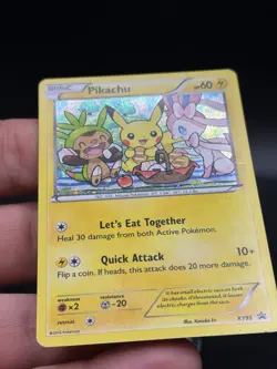 Pokemon Pikachu TCG XY Black Star Promos Holo Card XY95 HP GB3 - Image 3