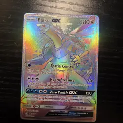 2018 Pokemon Sun & Moon Ultra Prism Palkia GX #165/156 GRADEWORTHY EASY 10! - Image 1