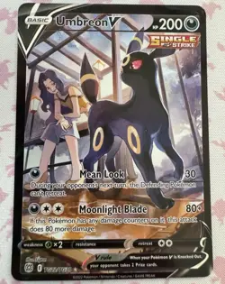 Pokemon TCG Umbreon V TG22/TG30 Brilliant Stars Trainer Gallery Holo UR EN - Image 1